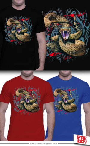 Print-On-Demand T-Shirt Company needs detailed T-Shirt Designs with SKULLS, BONES and/or SKELETONS | T-shirt Design by Fatboy Graphic