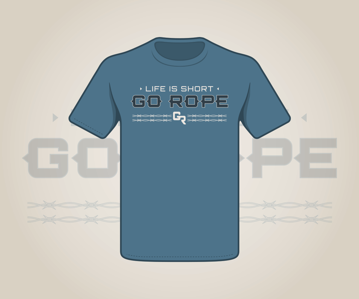 Design de T-shirt par nreimer pour Go Rope Clothing Co. | Design #10575678