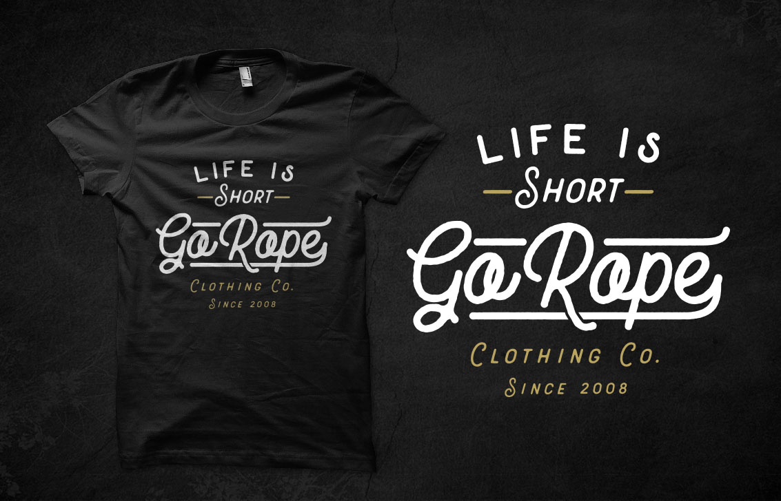 Design de T-shirt par sikamcoy222 pour Go Rope Clothing Co. | Design #10584730