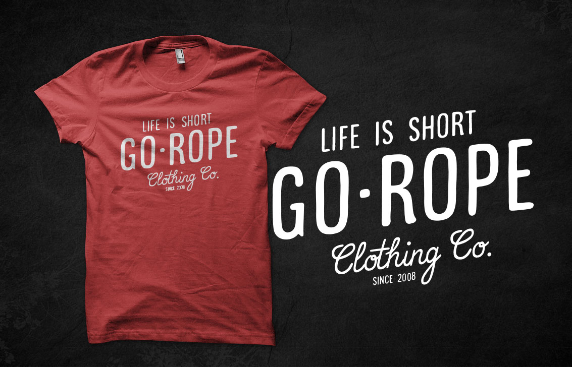 T-shirt Design by sikamcoy222 for Go Rope Clothing Co. | Design #10584732