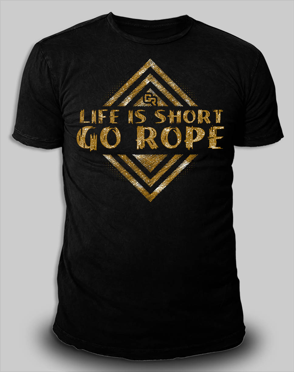 T-shirt Design by steve13 for Go Rope Clothing Co. | Design #10587394