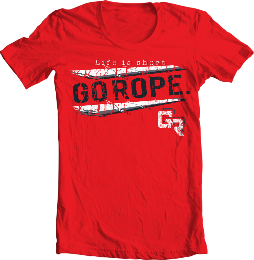 T-shirt Design by BABLEO for Go Rope Clothing Co. | Design #10585995