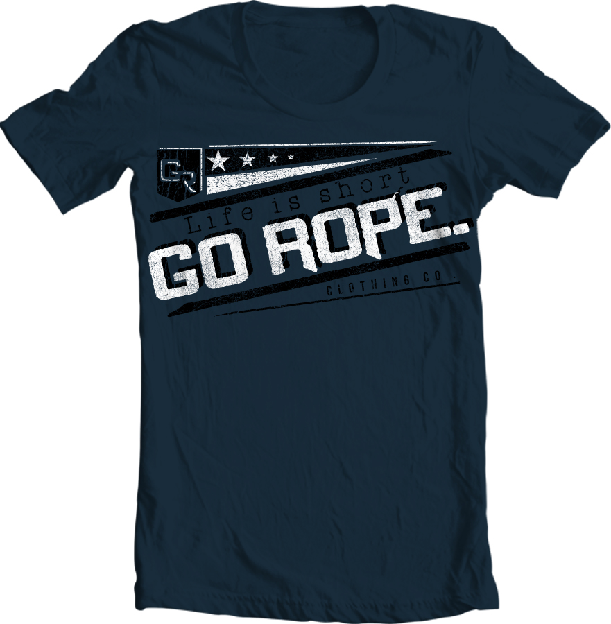 T-shirt Design by BABLEO for Go Rope Clothing Co. | Design #10585997