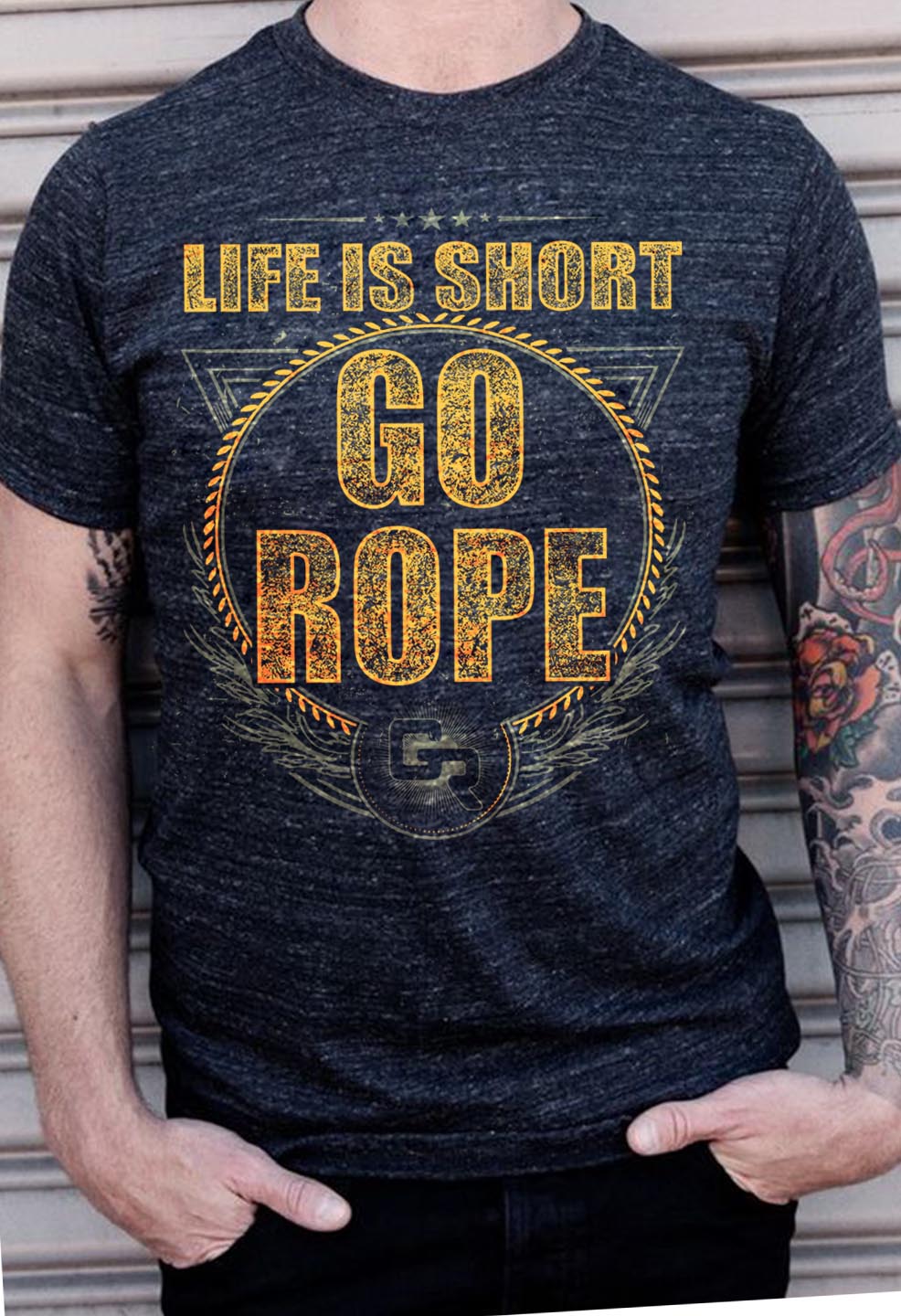 T-Shirt-Design von O_O NIZAL O_O für Go Rope Clothing Co. | Design #10582910