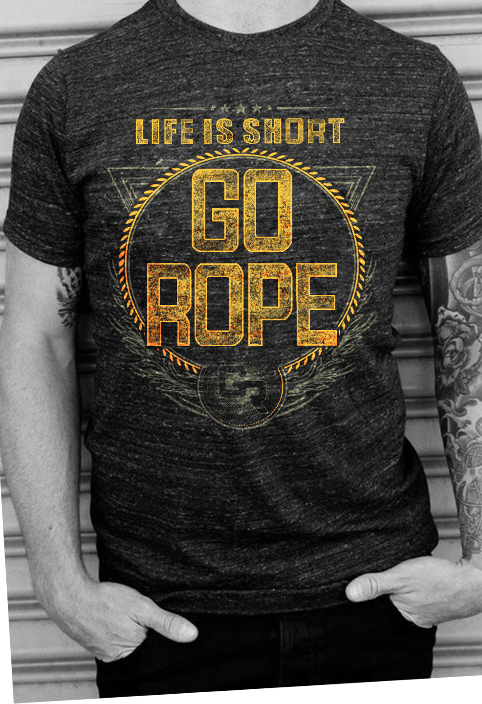 T-shirt Design by O_O NIZAL O_O for Go Rope Clothing Co. | Design #10584600