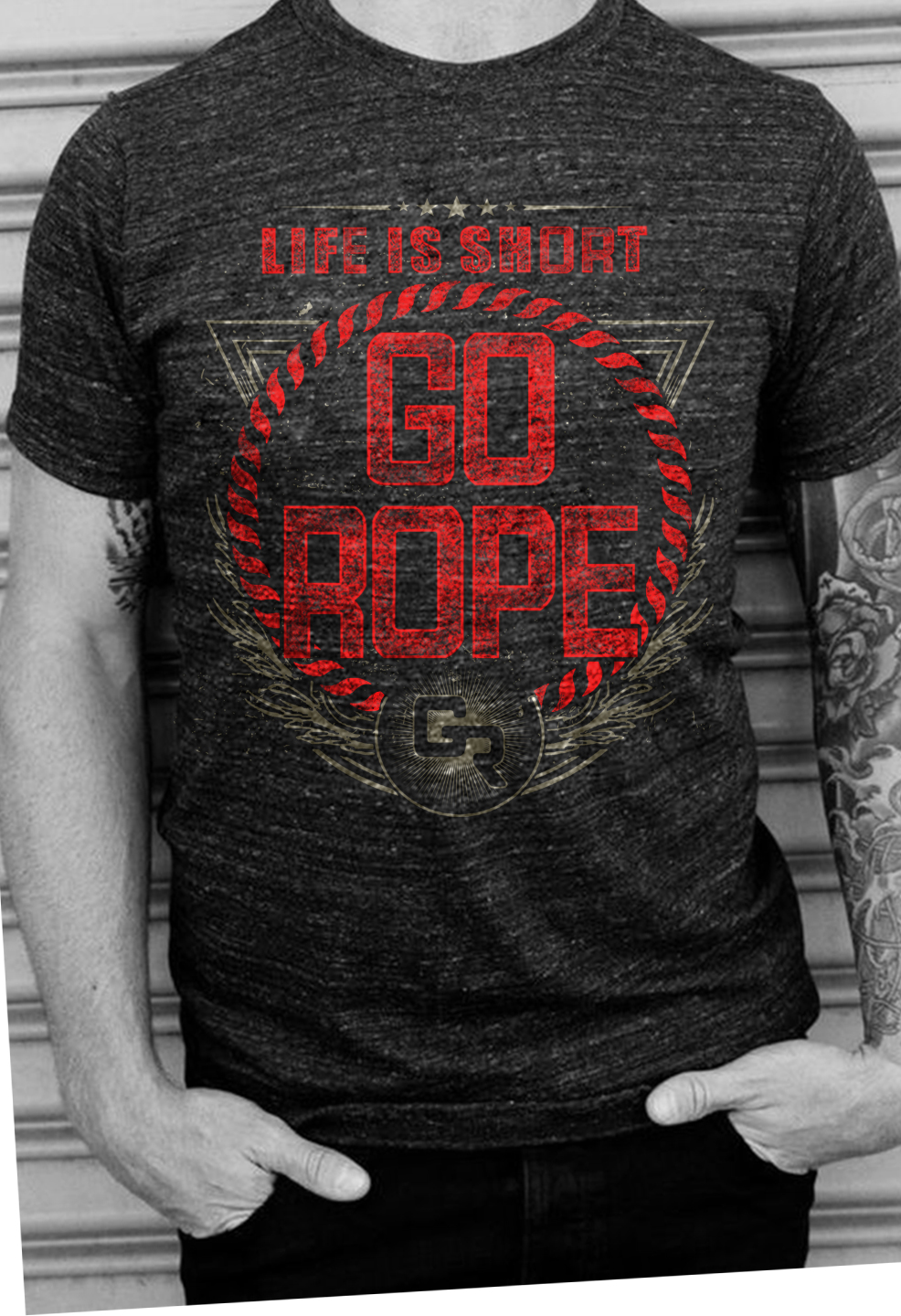 T-Shirt-Design von O_O NIZAL O_O für Go Rope Clothing Co. | Design #10586610