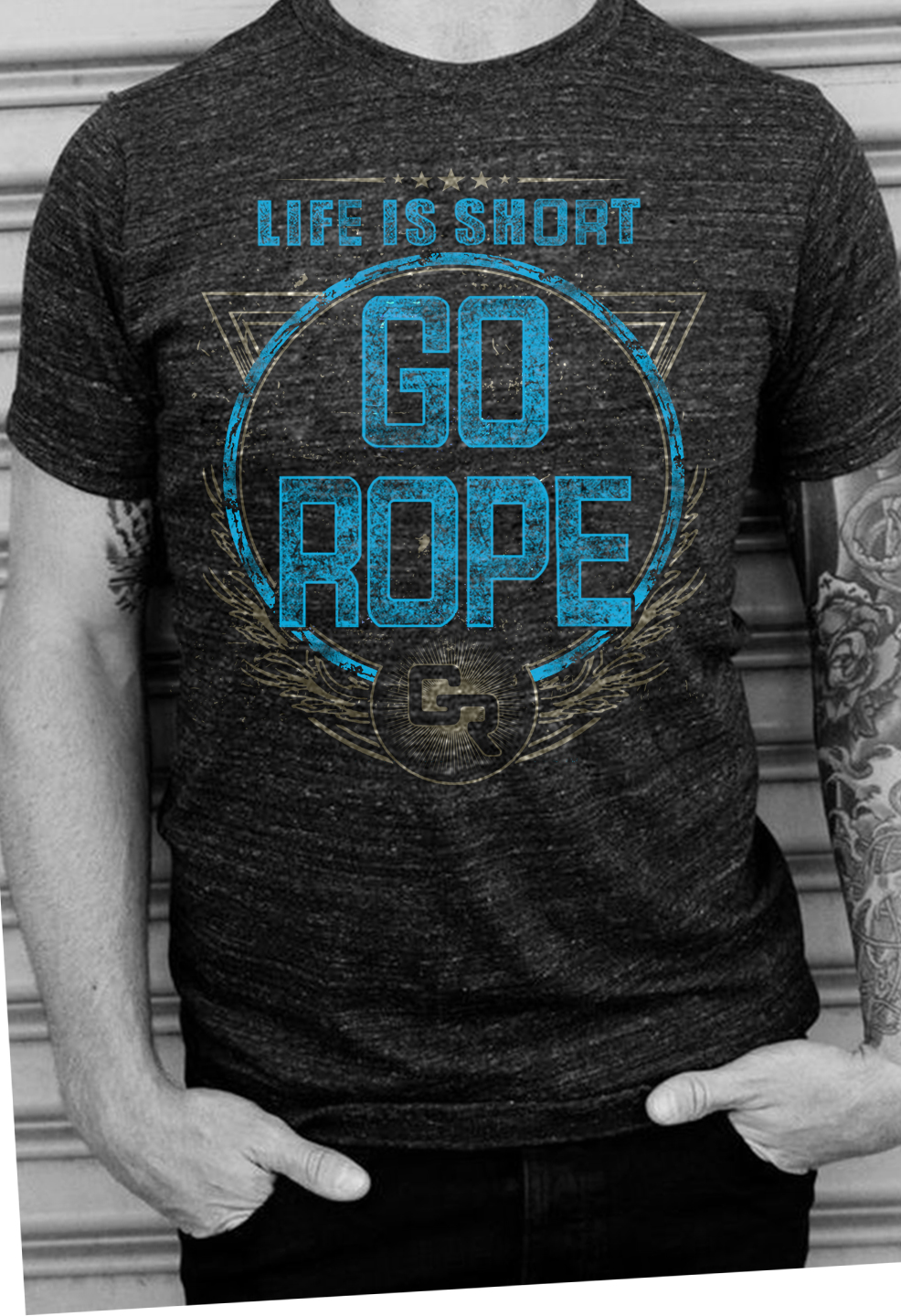T-Shirt-Design von O_O NIZAL O_O für Go Rope Clothing Co. | Design #10586874