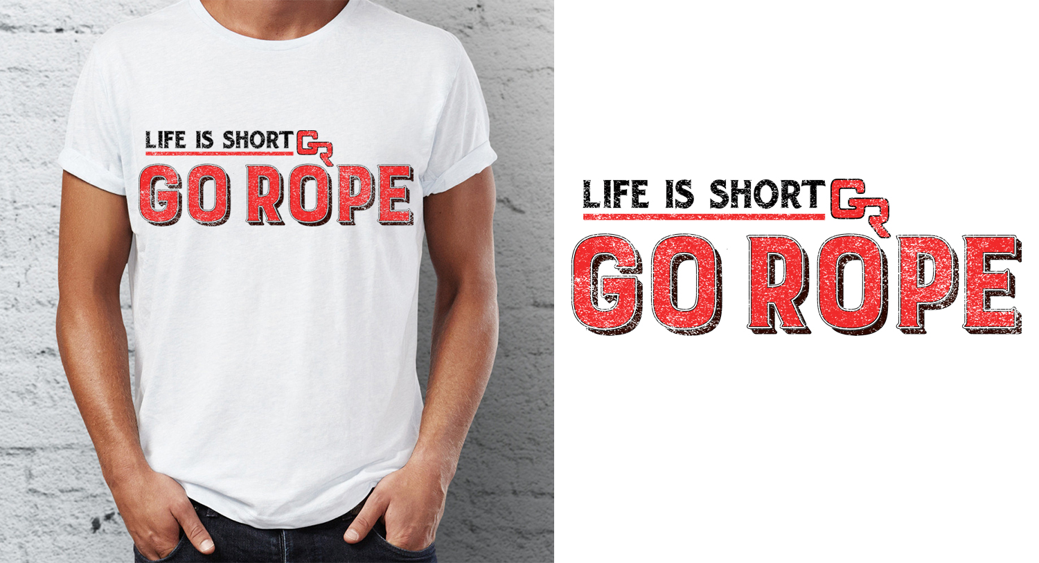 Design de T-shirt par samreenbutt pour Go Rope Clothing Co. | Design #10584004