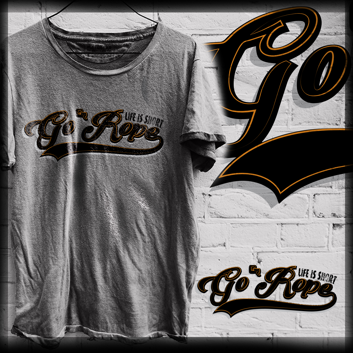 T-shirt Design by Tolga for Go Rope Clothing Co. | Design #10578893