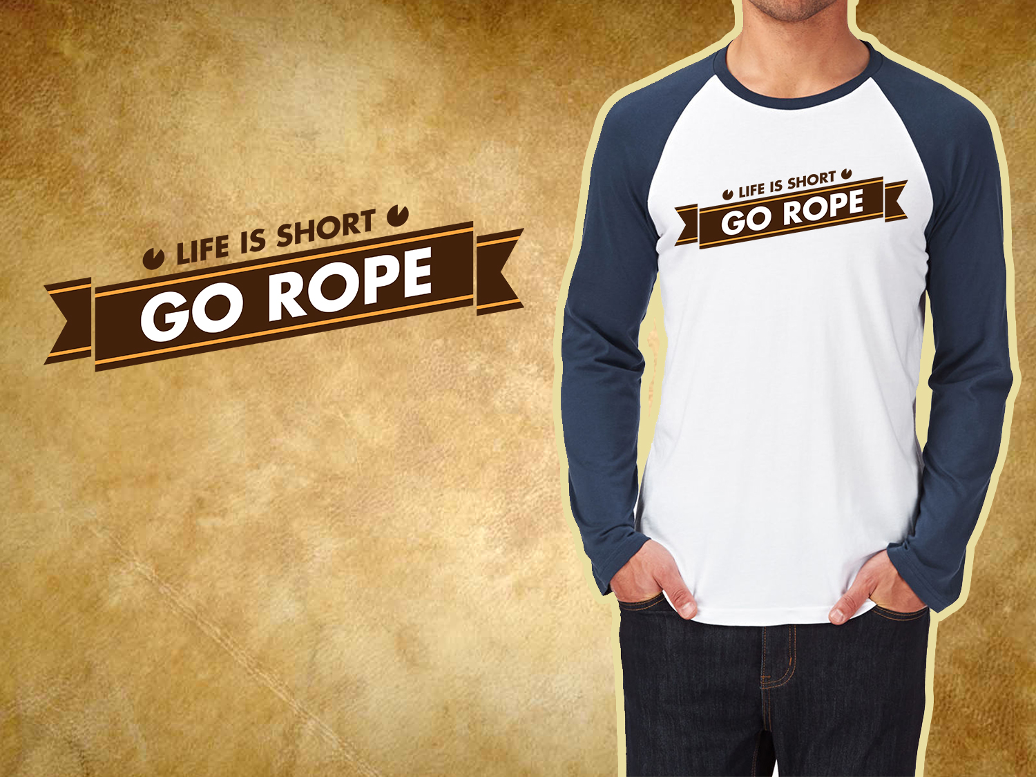 T-shirt Design by Harry N.N. for Go Rope Clothing Co. | Design #10591423
