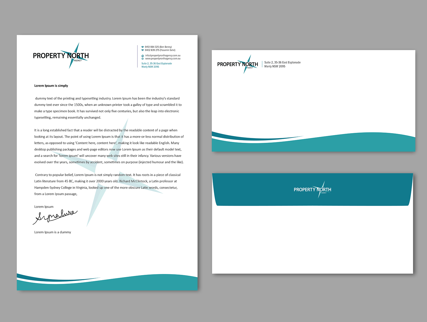 Schreibwaren-Design von kousik für Property North Agency | Design #10648633