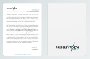 Schreibwaren-Design von Pointless Pixels India für Property North Agency | Design: #10626994