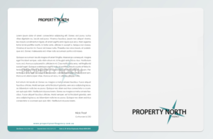 Schreibwaren-Design von Pointless Pixels India für Property North Agency | Design: #10627018