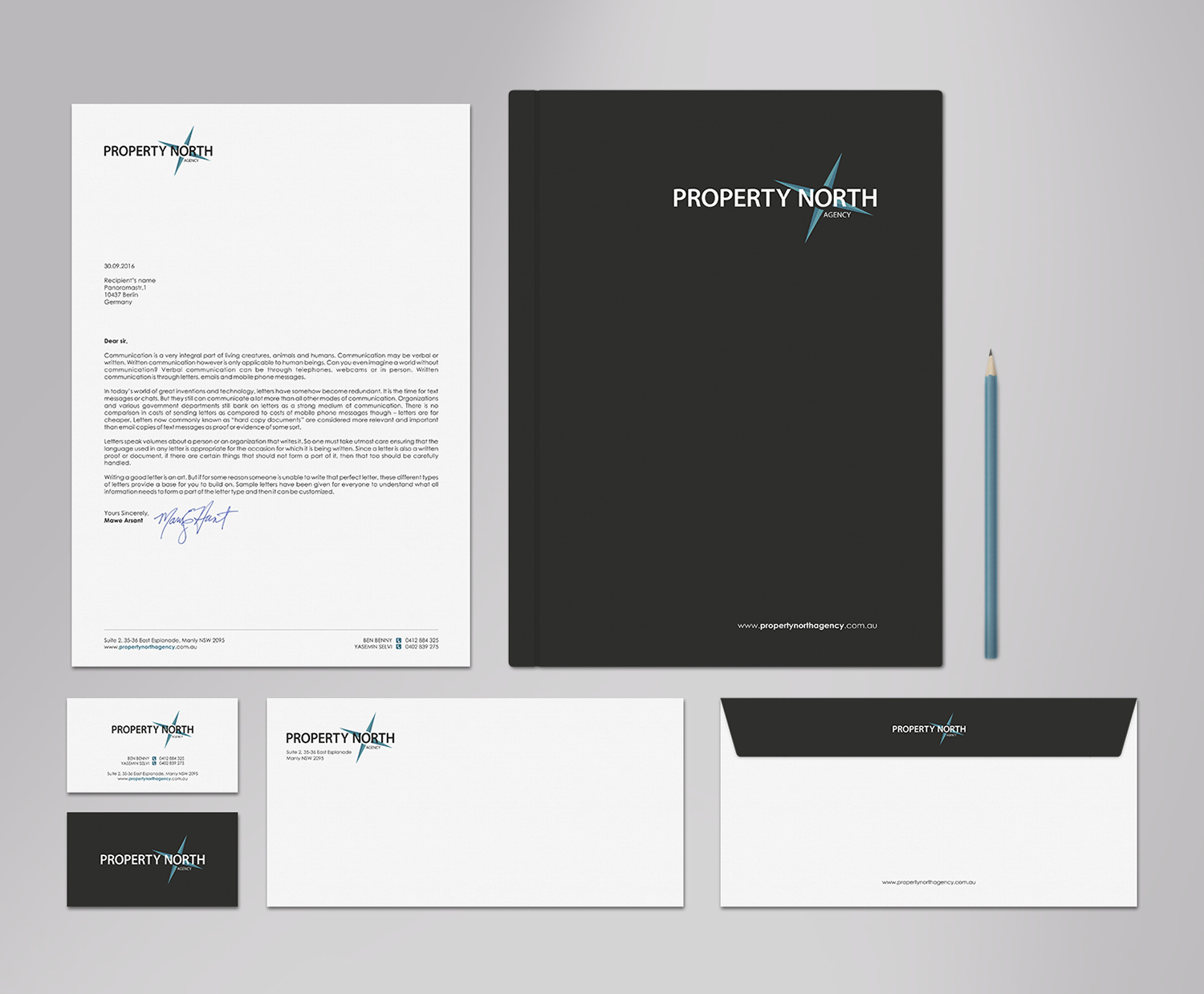 Schreibwaren-Design von logodentity für Property North Agency | Design #10625418