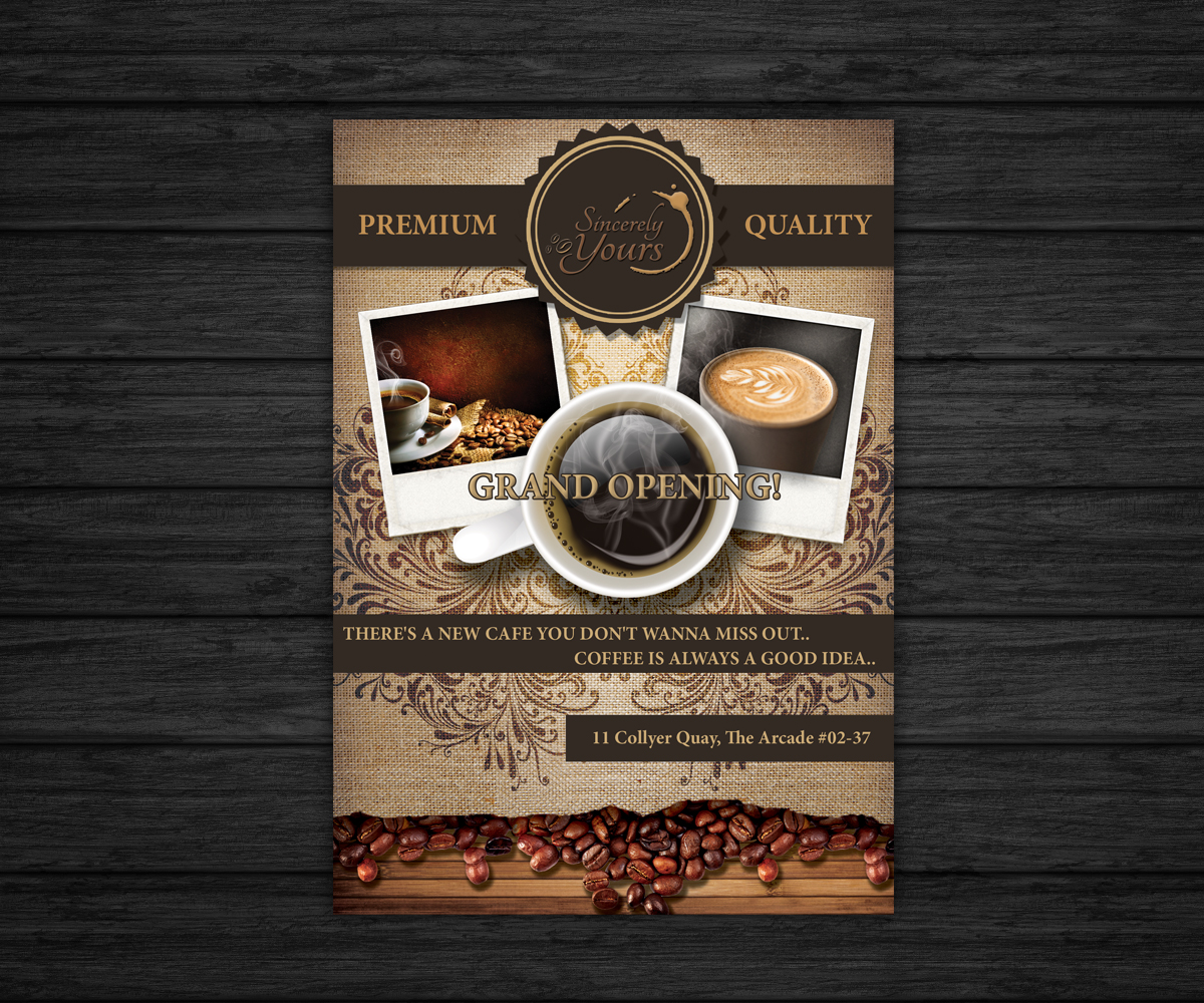 Design de Flyer par FutureDesigne pour OCT19 COFFEE PTE LTD | Design #2225957
