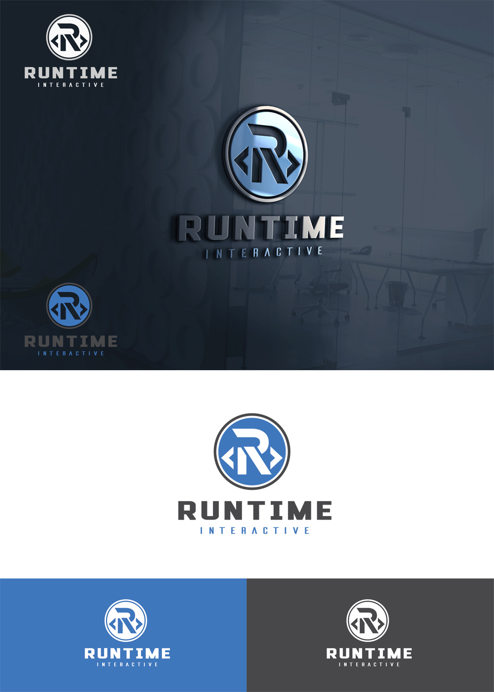 Diseño de Logo por goranvisnjic82 para Runtime Interactive | Diseño #10591683