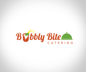 Bubbly Bite Catering            The bite that makes you celebrate!  | Logo Design by Zane_Graph_Design