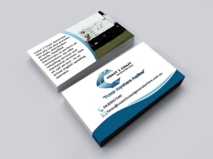 Coast 2 Coast Generator Hire Pty Ltd | Visitenkarten-Design von Professor P