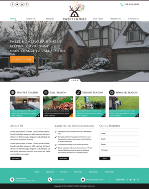 Home Care+ - Outdoors Home Improvents, Upkeeing and Maintenance services | Web-Design von Sbss