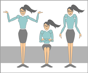 Cartoon characters for business-to-business training | Design de Figurine par CHD