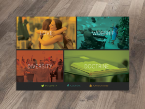 Welcome Postcard for existing church in new facility  | Diseño de Postal por alex989