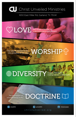 Welcome Postcard for existing church in new facility  | Diseño de Postal por Priyo Subarkah