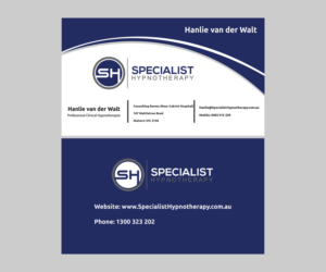 Design de Carte de Visite par Batas pour Specialist Hypnotherapy | Design #10590181