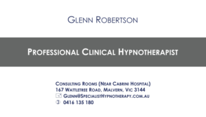 Design de Carte de Visite par Alireza Mirzaei pour Specialist Hypnotherapy | Design #10615019