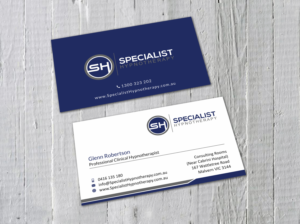 Design de Carte de Visite par SKYdesign pour Specialist Hypnotherapy | Design : #10572112