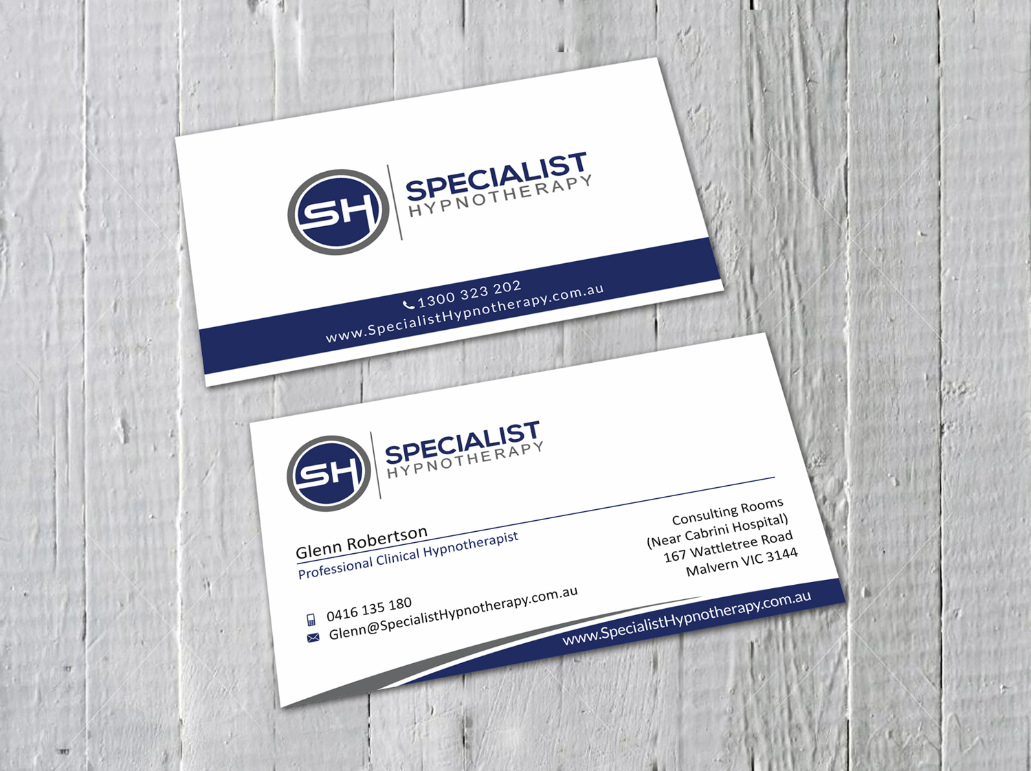 Design de Carte de Visite par SKYdesign pour Specialist Hypnotherapy | Design #10591939