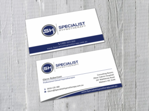 Design de Carte de Visite par SKYdesign pour Specialist Hypnotherapy | Design : #10591939