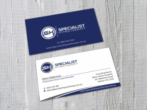 Design de Carte de Visite par SKYdesign pour Specialist Hypnotherapy | Design : #10591940