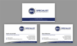 Design de Carte de Visite par SKYdesign pour Specialist Hypnotherapy | Design : #10610082