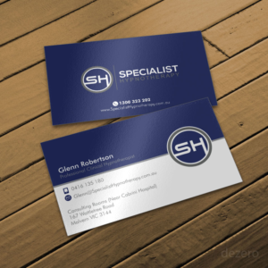 Diseño de Tarjeta de Presentación por Dezero para Specialist Hypnotherapy | Diseño: #10573306
