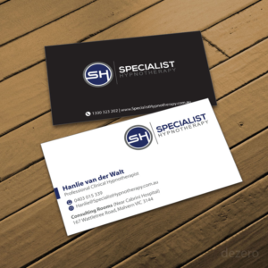 Diseño de Tarjeta de Presentación por Dezero para Specialist Hypnotherapy | Diseño: #10603804