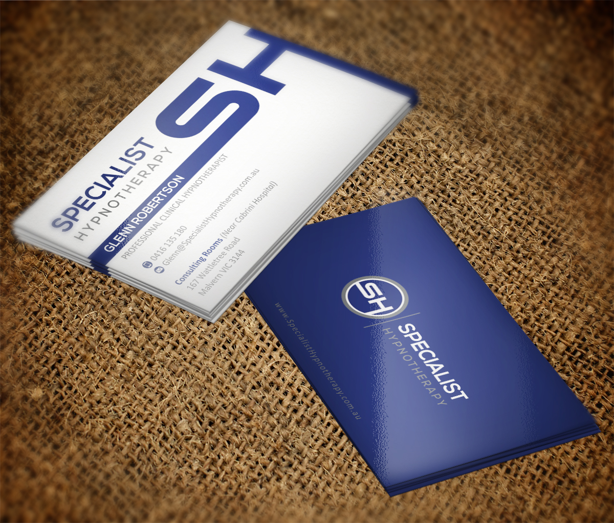 Business Card Design by Grafactory for Specialist Hypnotherapy | Design #10584172