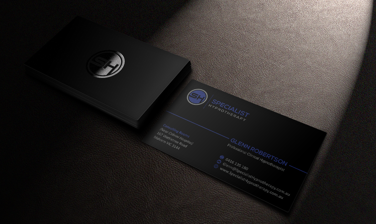 Diseño de Tarjeta de Presentación por Grafactory para Specialist Hypnotherapy | Diseño #10593148