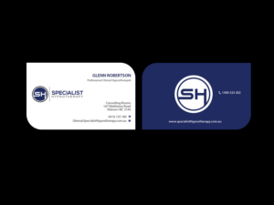 Visitenkarten-Design von Creations Box 2015 für Specialist Hypnotherapy | Design: #10584917
