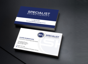 Visitenkarten-Design von Creations Box 2015 für Specialist Hypnotherapy | Design: #10584918