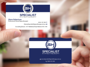 Design de Carte de Visite par Creations Box 2015 pour Specialist Hypnotherapy | Design : #10584934