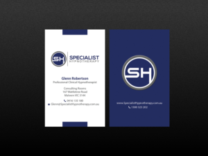 Design de Carte de Visite par Creations Box 2015 pour Specialist Hypnotherapy | Design : #10584936