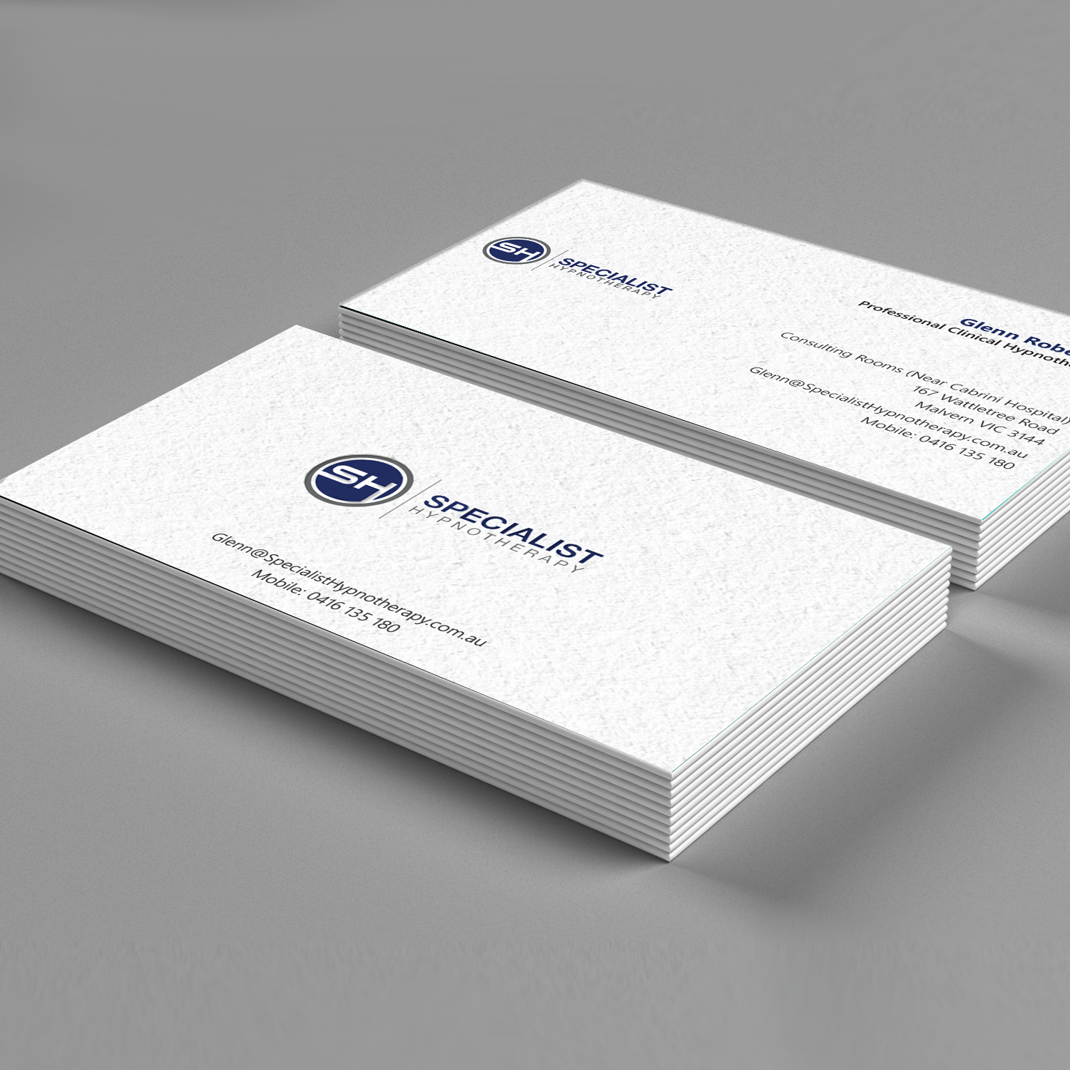 Diseño de Tarjeta de Presentación por Prasanth Surendran para Specialist Hypnotherapy | Diseño #10581214