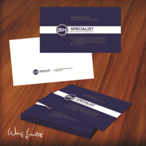 Diseño de Tarjeta de Presentación por Louie Fuentes | Manobo Graphic Design Services para Specialist Hypnotherapy | Diseño: #10596445