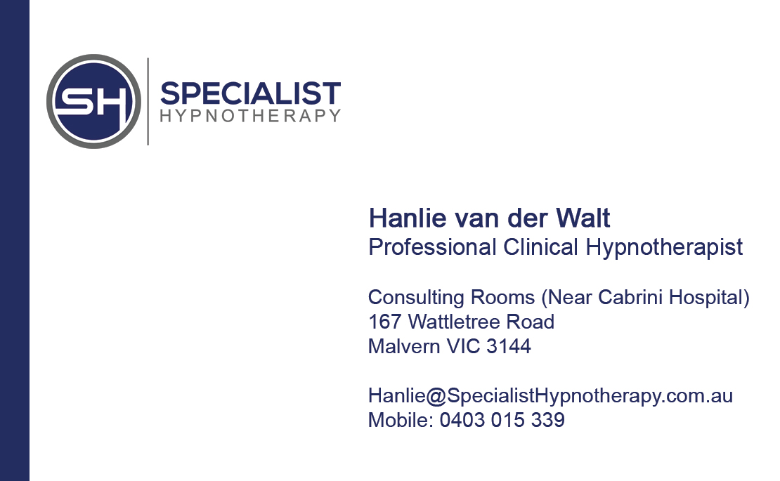 Business Card Design by NCDPSG for Specialist Hypnotherapy | Design #10618342