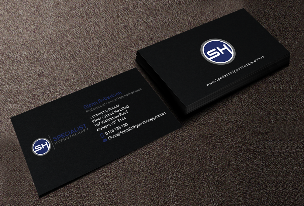Visitenkarten-Design von chandrayaan.creative für Specialist Hypnotherapy | Design #10580760