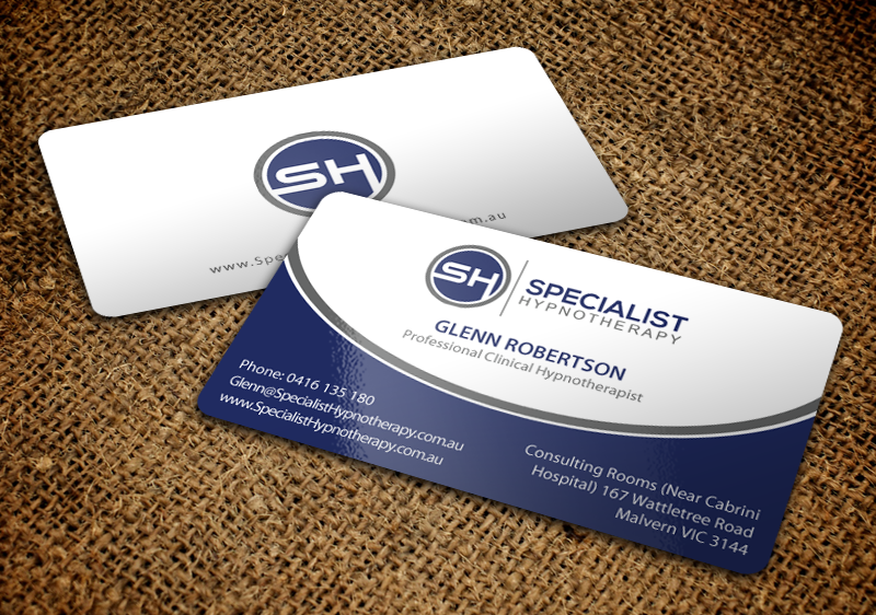 Business Card Design by chandrayaan.creative for Specialist Hypnotherapy | Design #10597042