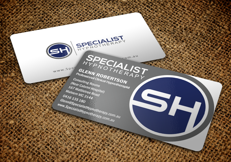 Business Card Design by chandrayaan.creative for Specialist Hypnotherapy | Design #10597051