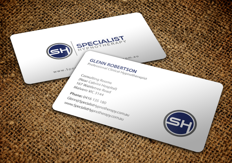 Business Card Design by chandrayaan.creative for Specialist Hypnotherapy | Design #10597053