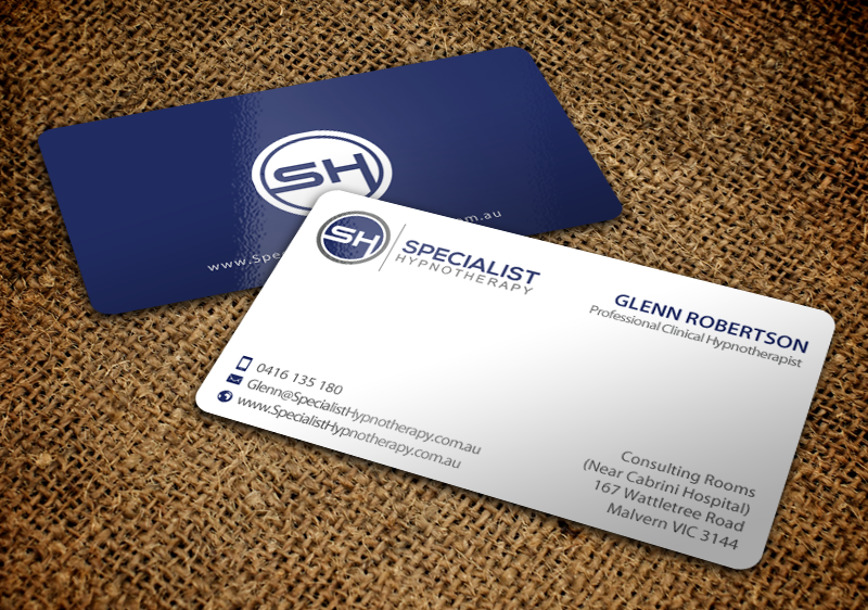 Business Card Design by chandrayaan.creative for Specialist Hypnotherapy | Design #10611872