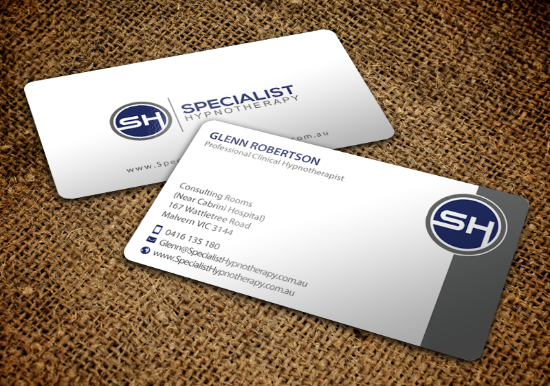 Business Card Design by chandrayaan.creative for Specialist Hypnotherapy | Design #10611878